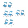 BESTonZON 8 Pcs Dollhouse Folding Chair Foldable Chair Kids Miniature Chair Game Chair Kids Furniture Children House Adorn Kids Room Furniture Kid Toy for Mobile Phone Holder Pvc Cell M151