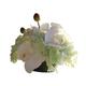 Artificial Flowers for Decoration 1 Set Bonsai Artificial Flower with Plastic Pot,Desktop Artificial Hydrangea Rose Orchid Flower Arrangment Decorate Artificial Flowers Plants