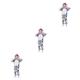 FAVOMOTO 3pcs Cow Outfit Cow Cosplay Costume Animal Costume for Kids Cow Costume The Cow Costumes Child