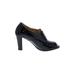 Taryn Rose Heels: Black Solid Shoes - Women's Size 37 - Almond Toe