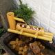 XAoSCd Handmade Bamboo Water Fountain And Pump,Garden Decor Craft Fountain Relax Gardening