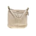 Coach Factory Leather Shoulder Bag: Ivory Bags
