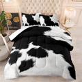 Coverless Duvet Single Black Cream White Coverless Duvet Single Microfiber Quilted Bedspreads All Seasons Bedspread Breathable Comforter Soft Quilted Throw+2 Pillowcases(50x75cm) 140x200cm
