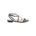 Via Spiga Sandals: Black Solid Shoes - Women's Size 9 - Open Toe