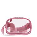 Vera Bradley Women's Clear Small Belt Bag Sling Crossbody Purse, Ibis Rose, One Size