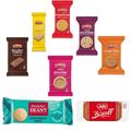 Lotus Biscoff, Crawfords and Deans Shortbread Biscuits Pick N Mix - Choose From Cookies with 5+ Flavours | Lotus-Biscuits, Shortbread-Mini Rounds, Digestives, Ginger Nuts - Pack of 100 (25 of Each)