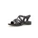 Gabor Women's Strappy Sandals, Women's Sandals, Moderate Extra Width (G), Black (black 01), 5 UK