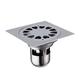 Floor Drain Square Shower Drain Floor Drain Shower Waste Drain Square Shower Sink Bathroom Accessory Stainless Steel Shower Floor Drain-B-10cm*10cm