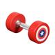 Dumbells Captain America Dumbbell Set Men's And Women's Gym Home Pure Steel-coated Gym Dumbbell Single (2.5kg~50kg) Dumbell Set (Color : Red, Size : 10kg)