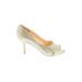 Kate Spade New York Heels: Slip-on Stiletto Glamorous Gold Shoes - Women's Size 9 - Pointed Toe