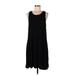 Old Navy Cocktail Dress - Mini Scoop Neck Sleeveless: Black Print Dresses - Women's Size Large