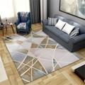 Large Rug For Under Dining Table Rectangular Carpet For Living Room, Bedroom Carpet, Stain-Resistant And Washable Large Rugs For Living Room Hall Rugs Grey 130X200Cm 4Ft 3.2''X6Ft 6.7''