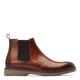 Base London Mens Hooper Washed Tan Leather Chelsea Boots UK 11