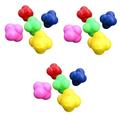 POPETPOP 18 Pcs Reaction Ball Agility Ball Excercise Workout Ball Agility Training Hand Eye Trainer Baseball Hexagonal Rubber Ball Bounce Ball for Kids Hand Grip Child Hexagon Ball Sports