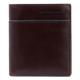 Piquadro Blue Square Revamp Vertical Men´s Wallet with Coin Pocket RFID Mahogany, Mahogany