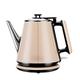 Household Electric Kettle 1L Tea Maker Classic Coffee Pot Water Boiler Stainless Steel Office Heater Automatic Power Off hopeful