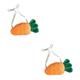 SOIMISS 2pcs Storage Bag Carrot Creative Carrot Bag Carrot Bag Small Carrot Shoulder Bag Girl Shoulder Bags