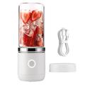 Portable Blender,USB Rechargeable Blender 350ML Mini Blender Juicer for Fruit Smoothies,Shakes,Baby Food (White)