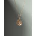 The Leda Necklace/Bronze Cast Swan Pendant Pearl Necklace