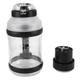 2L High Speed Portable Blender with 6 Blades 18000rpm 4000mAh Type C for Travel Juice Blender, Personal Blender for Athletes and Fitness Enthusiasts (black)