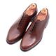 HJGTTTBN Leather Shoes Men Oxford Wedding Dress Formal Best Men Shoes Original Office Party Bridegroom Designer Genuine Leather Mens Shoes (Color : Brown, Size : 10)