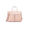 HJGTTTBN Laptop bag Fashion Lady Notebook Briefcase Laptop Messenger Bag Shoulder Bag Business Travel Office Lady Handbag (Color : Pink, Size : Size 14 inch)
