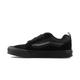 Vans Men Knu Skool Skate Shoe - Suede Low Sneaker - Lace up Closure Style - Black Monochrome, Black Monochrome, 11 Women/9.5 Men