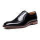 HJGTTTBN Leather Shoes Men Leather Men's Shoes Party Formal Shoes Plus Size Casual Soft Shoes Casual Handmade Leather Shoes Business Formal Men's Shoes (Color : Schwarz, Size : 7)