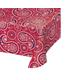 My First Rodeo Party Tablecover - Farm Tablecover, Cow Print Cowboy Birthday, Red Paisley Table Cover