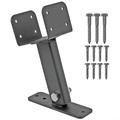 Roof Riser Brackets for Patio Cover, Roof Riser with Screws, Saddle Stainless Steel Angle Roof Riser for Wood Pergola Beam Adjustable(1 piece type B)