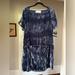Anthropologie Dresses | Anthropologie Floreat Crushed Velvet Dress | Color: Blue | Size: S