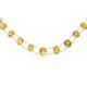 124.21Ct Citrine & 9Ct Rose Gold Riviere Necklace - Antique Circa 1890