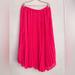 Michael Kors Skirts | Michael Kors Neon Pink Pleated Midi Cocktail Holiday Party Casual Skirt 14 Nwt | Color: Pink | Size: 14