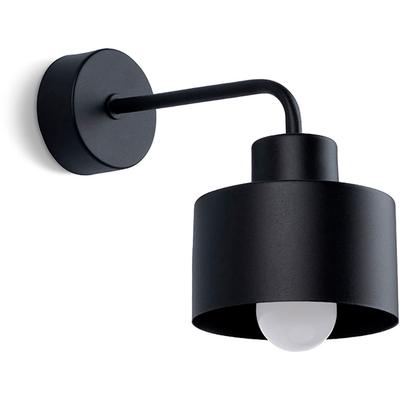 SOLLUX LIGHTING Wandleuchte "SAVAR", schwarz, H: 20cm, Lampen, leuchtet nieder Image