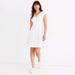 Madewell Dresses | Madewell - Denim Cap-Sleeve Button-Front Dress - Tile White | Color: White | Size: 2