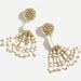 J. Crew Jewelry | J. Crew White & Gold Tassel Earrings Nwt | Color: Gold/White | Size: Os