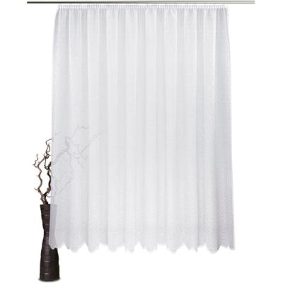 Gardine VHG "Layla" Gr. 8, weiß, B:600cm H:175cm, Polyester, Gardinen, Jacquard, Wirkgardine,weiß Image