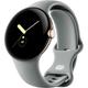 Smartwatch GOOGLE "Pixel Watch Wifi" Smartwatches goldfarben (hazel gold) Fitness-Tracker