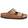 Pantolette ROHDE "Alba", Damen, Gr. 42, beige, Leder, klassisch, Schuhe, Keilabsatz, Sommerschuh, Hausschuh mit zwei Schnallenverschlüsse