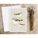 Little Birds Greeting Card - Cute Modern Nature Note Cards Set Of Notecards With Envelopes Blank Inside Scandinavian Hygge