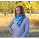 Creamy Blue Southwest Adventure Scarf Unisex Scarf, Gift For Her, Wrap Scarf