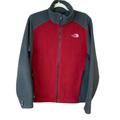 The North Face Jackets & Coats | Men's The North Face Flashdry Fleece Red & Gray Small Full Zip Jacket Euc | Color: Gray/Red | Size: S