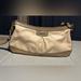 Coach Bags | Coach Purse With Shoulder Strap Euc Small Discoloration On Bottom In Pic. 8x14 | Color: Cream/Tan | Size: Os