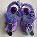 Disney Shoes | Girl's Size 7 8 Disney Princess Ariel Dress Up Costume Shoes | Color: Green/Purple | Size: 7/8