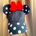 Disney Accessories | Disney Parks Minnie Mouse Ears Hat | Color: Black/Red | Size: Os