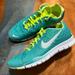 Nike Shoes | Nike Free Tr 5.0 Breathe Training Running Shoes | Color: Blue/Green | Size: 8