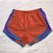 Nike Shorts | 5/$25! Women’s Nike Dri-Fit Tempo Running Shorts Orange Purple Blue Xs | Color: Orange/Purple | Size: Xs