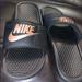 Nike Shoes | New Nike Women’s Benassi Jdi Black Slide Sandals Size 10 Brand New | Color: Black | Size: 10