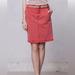 Anthropologie Skirts | Anthropologie Holding Horses Red Denim Skirt | Color: Red | Size: 12