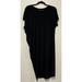 Athleta Dresses | Athleta Draped Crew Dress Size Medium Black Athleisure Minimilist Casual Comfort | Color: Black | Size: M